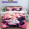 3pcs Punk Style Duvet Cover Set - Machine Washable, Includes 1 Duvet Cover and 2 Pillowcases, No Core Included, All-Season Home Decor for Do