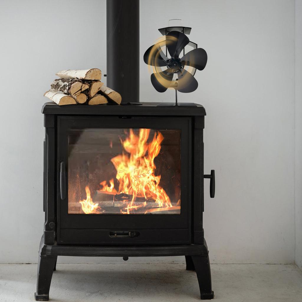 Ventola per stufa a legna per stufa a legna/camino, ventola per stufa a legna alimentata a calore che non necessita di elettricità, ti porta calore in inverno