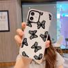 TK popular black butterfly mobile phone case iphone17 anti-drop tpu transparent case apple 16pro soft case protective case