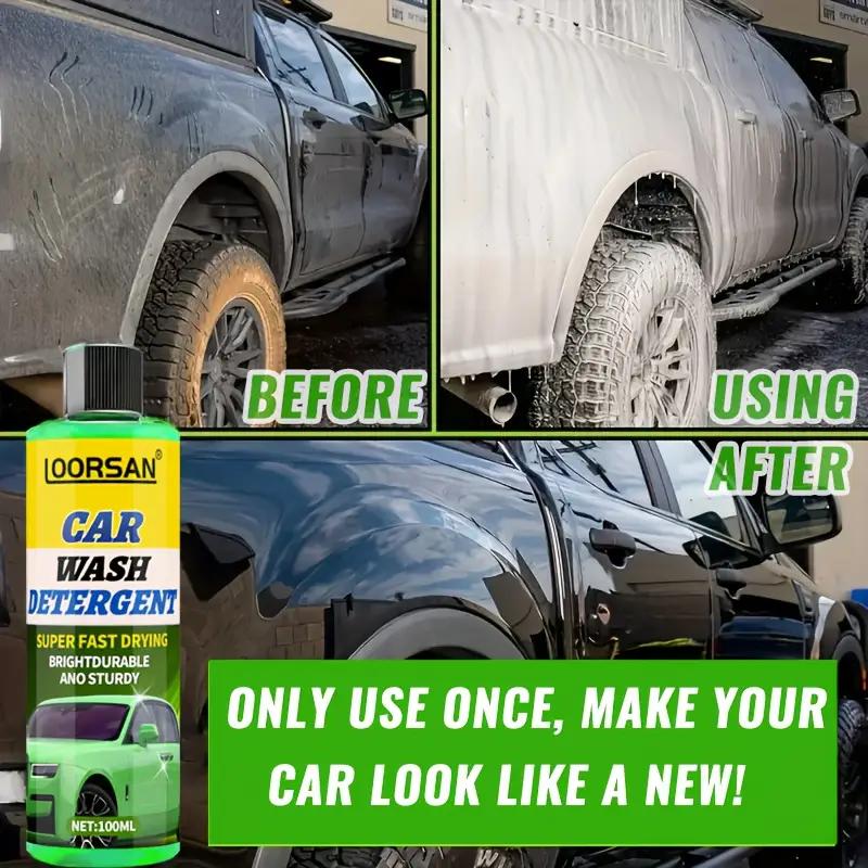 Green Car Exterior Paint Care Liquid - High Foam pH Balanced Formula Long-Lasting Care,Universal for All Paint Types and Safe