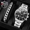 Watch 2-Piece Set Men'S Watch Business Watch Quartz Watch Set