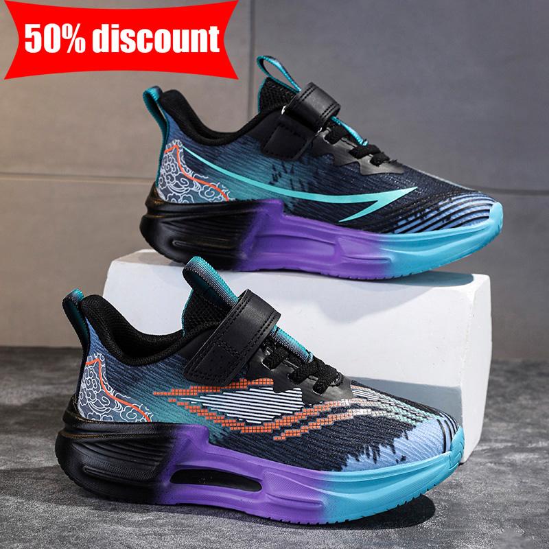Childrens Sports Shoes Comfortable Daily Walking Soft Soled Non Slip Casual Shoes School Sports Training Tennis Shoes Boys Girls