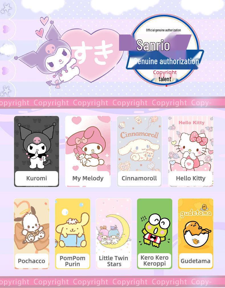 Sanrio Kuromi Plüschpuppe - Echte Serie Geschenk