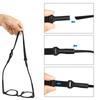 5Pcs Glasses Chain Adjustable Size Elastic Rope Glasses Strap Sport Non Slip And Anti Drop Fixer Glasses Cord