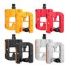 Mountain Bike Pedals Aluminum Alloy Folding Pedal with Reflector Road Bicycles Platform Pedals Easy To Install