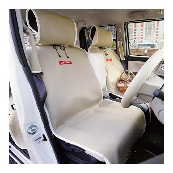 CARESTAR Waterproof Seat Cover for Front Seat Wetsuit Material Kanaloa Single Beige ZBKW-SCF00