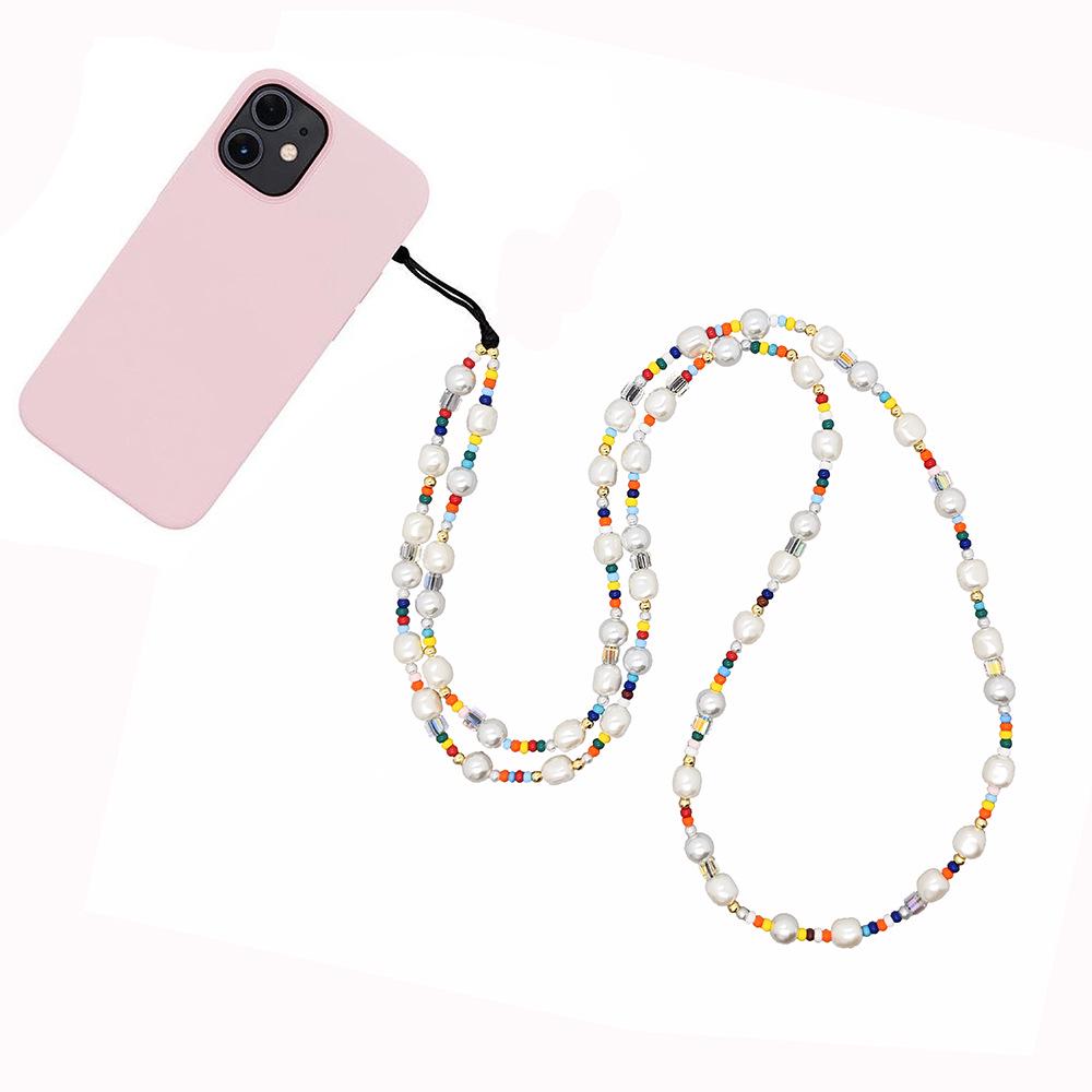 

Niche Long Pearl Mobile Phone Chain & Pendant Accessory - Girlfriend Gift