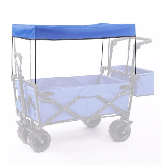 Wagon Canopy Rainproof Sunproof Wagon Cover Universal Simple Installation Outdoor Wagon Canopy Attachment Accessory