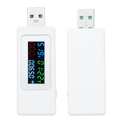 Tester USB Misuratore di potenza USB Tester di tensione e corrente 4-30 V 0-6,5 A 0-195 W Sicurezza QC Ricarica rapida