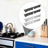 Cover Set for Hob Panels, Adjustable Length between Worktop And Kitchen Tap