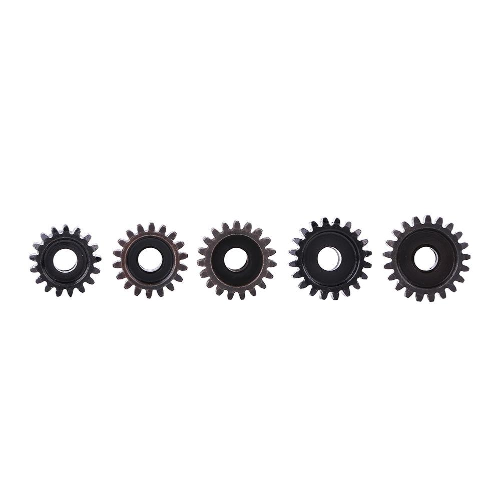 RC Motor Sprockets, 5pcs 32  5mm 17T21T Steel Motor Gr Parts Set for 18 RC Car Motor