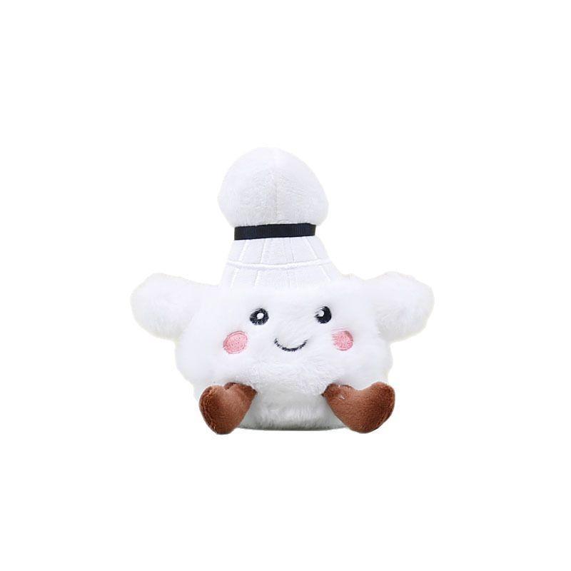 Keychain Cute Badminton Cartoon Girl Backpack Decoration Hanging Plush Gift Doll
