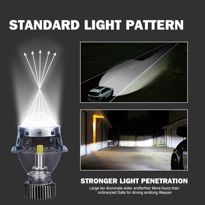 360° Led Car Headlight Bulb Super Bright Spotlight High Power 70W H1 H4 H7 Fast Start Auto Fog Lamps