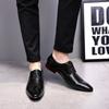 Men's Spring and Autumn Loafers Comfortable Flat PU Leather Casual Shoes Business Comfortable Large Size Casual Shoes