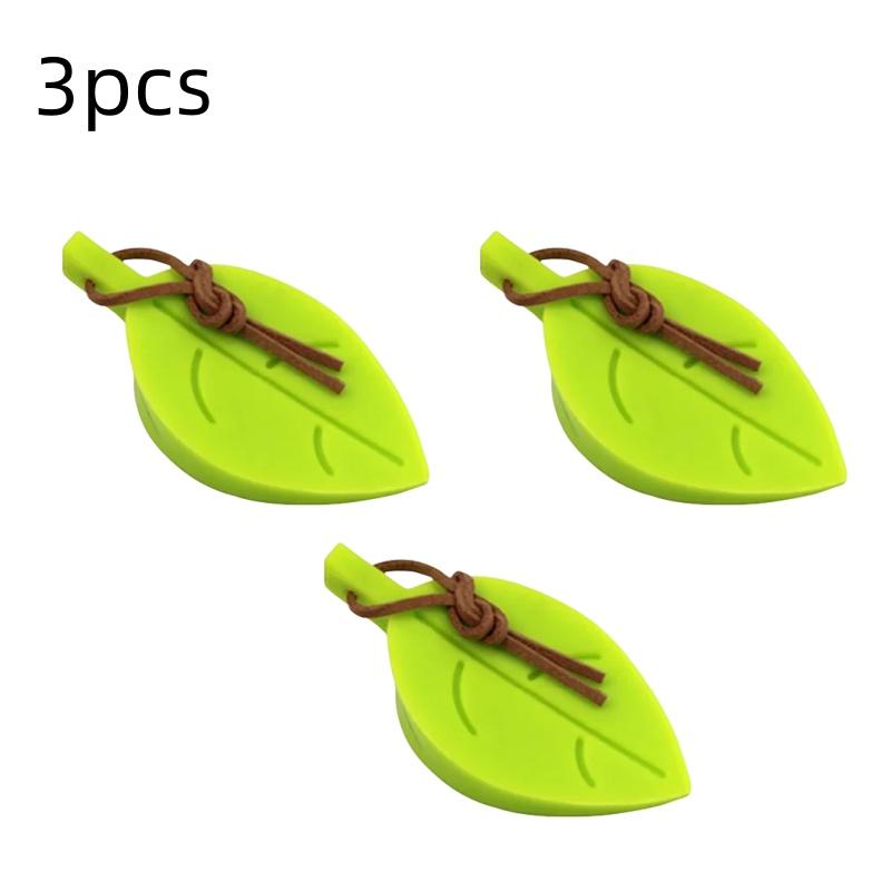 Leaves Shape Silicone Rubber Door Stop Stoppers Door Block Children Anti-Folder Hand Hotel Security Door Card Hanging