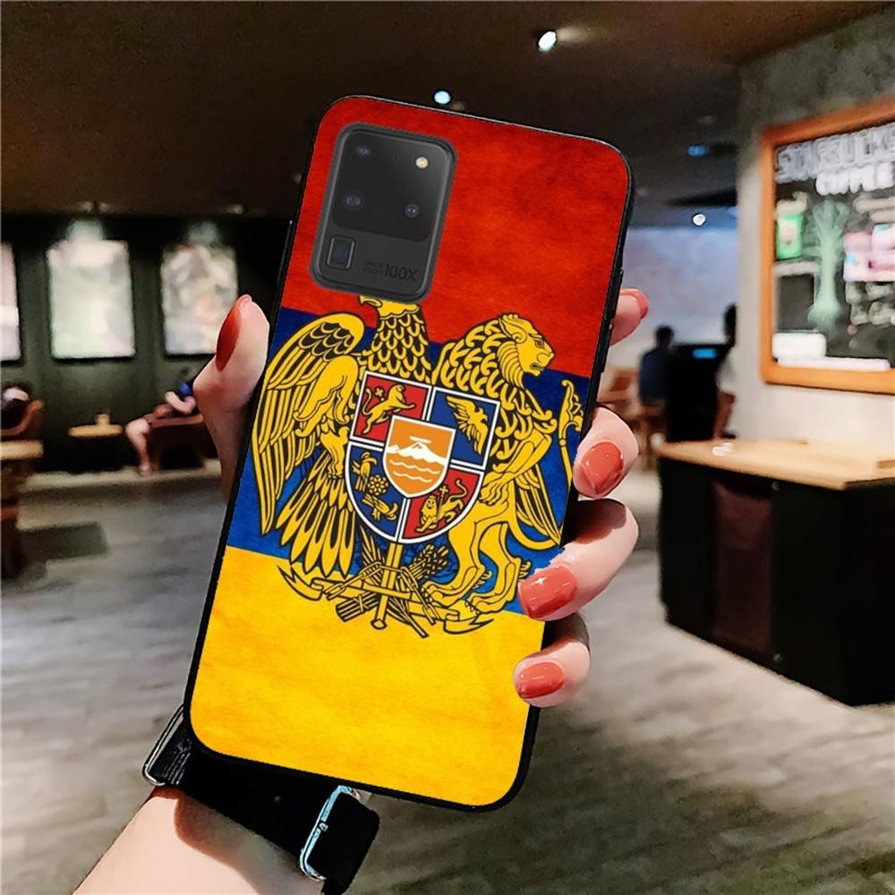 Armenia Armenians Flag Phone Case For Samsung S 9 10 20 21 22 23 30 23plus lite Ultra FE S10lite Fundas