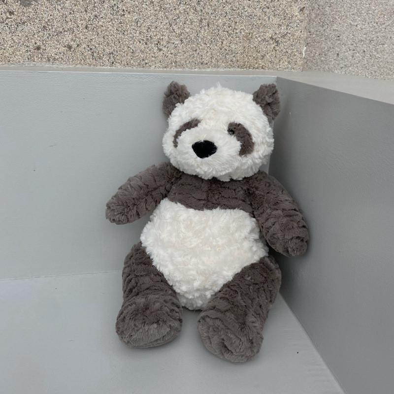 

Plush Stuffed Panda Toy Aniaml Doll Room Decoration Kids Birthday Gift Cotton Pp 35cm серый