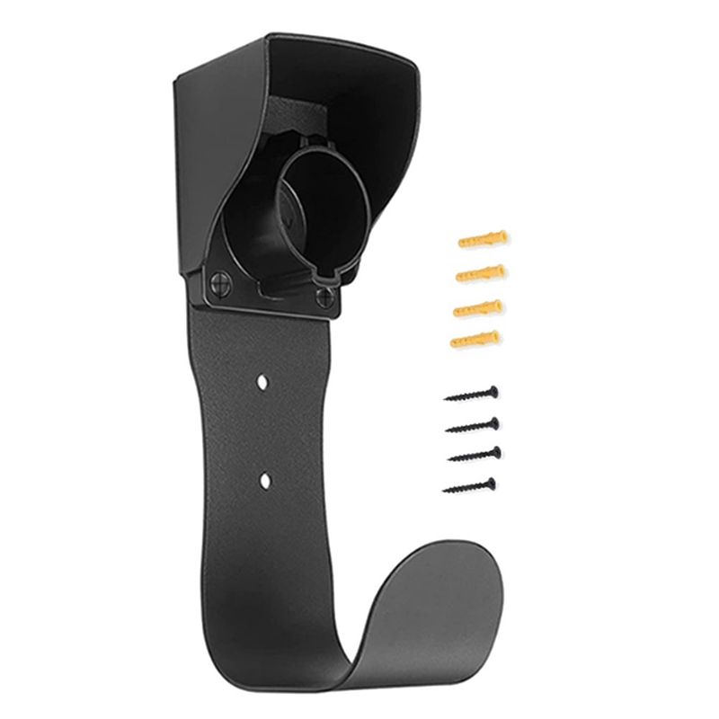 ABHY-J1772 EV Holder Hook SAE J1772 EV Holder Wall Mount For J1772 EV Models Charging Cable Holder чёрный