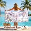 Custom Text Beach Towel, Soft Absorbent Swimming Multi-use TowelFrieren Beyond Journey's End