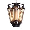 Industrial Metal Steampunk Pendant Hanging Lamp Black Retro Chandelier Light