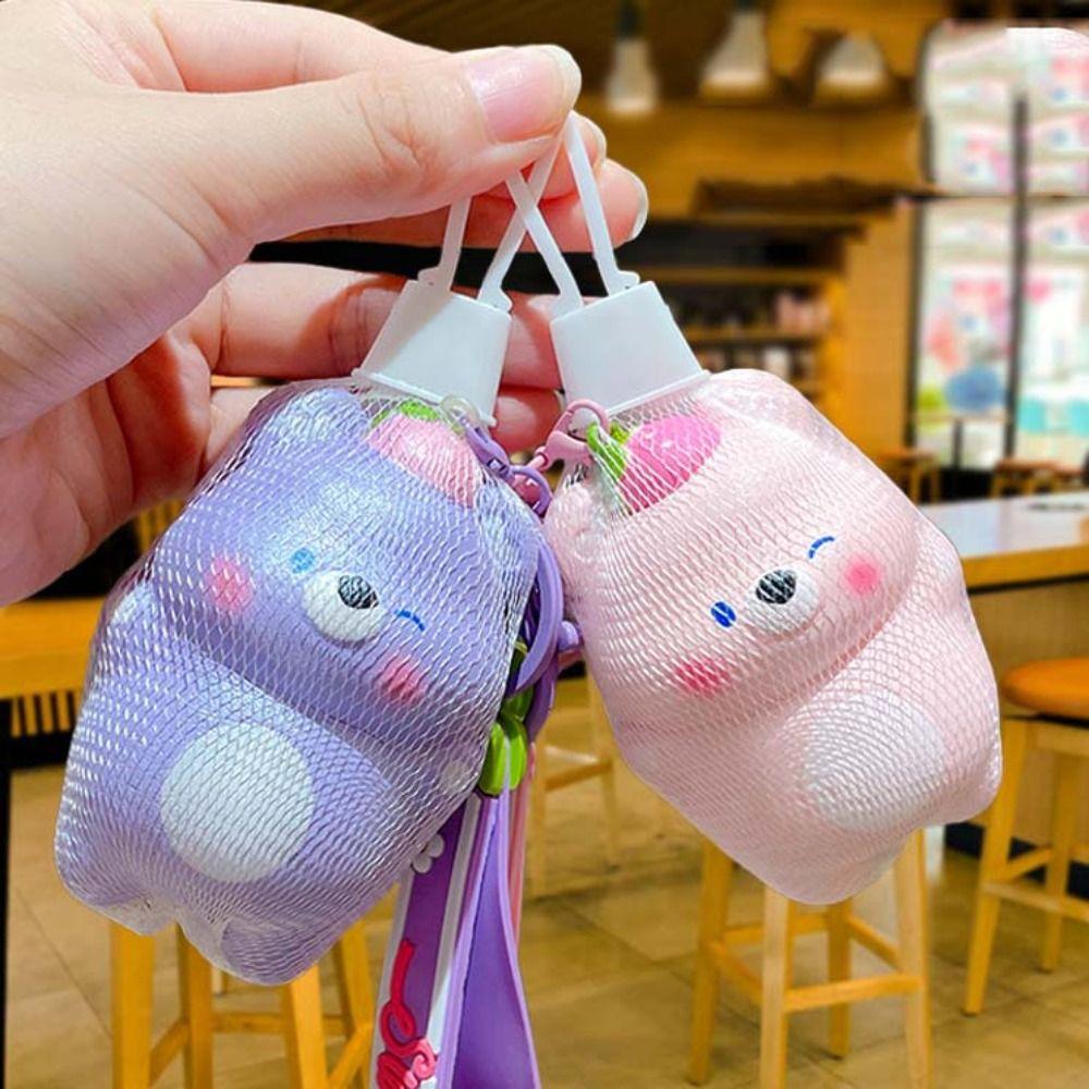 Cartoon Animals Bear PU Slow Rebound Squeeze Bear Fidget Keychain Bear Squeeze Toy  Children Toys