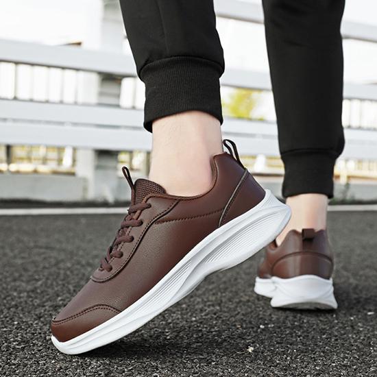 Męskie i Damskie Lekkie Buty Sportowe, Wiosenne Niskie Skórzane Buty, Para Duży Rozmiar Casualowe Buty do Chodzenia i Biegania