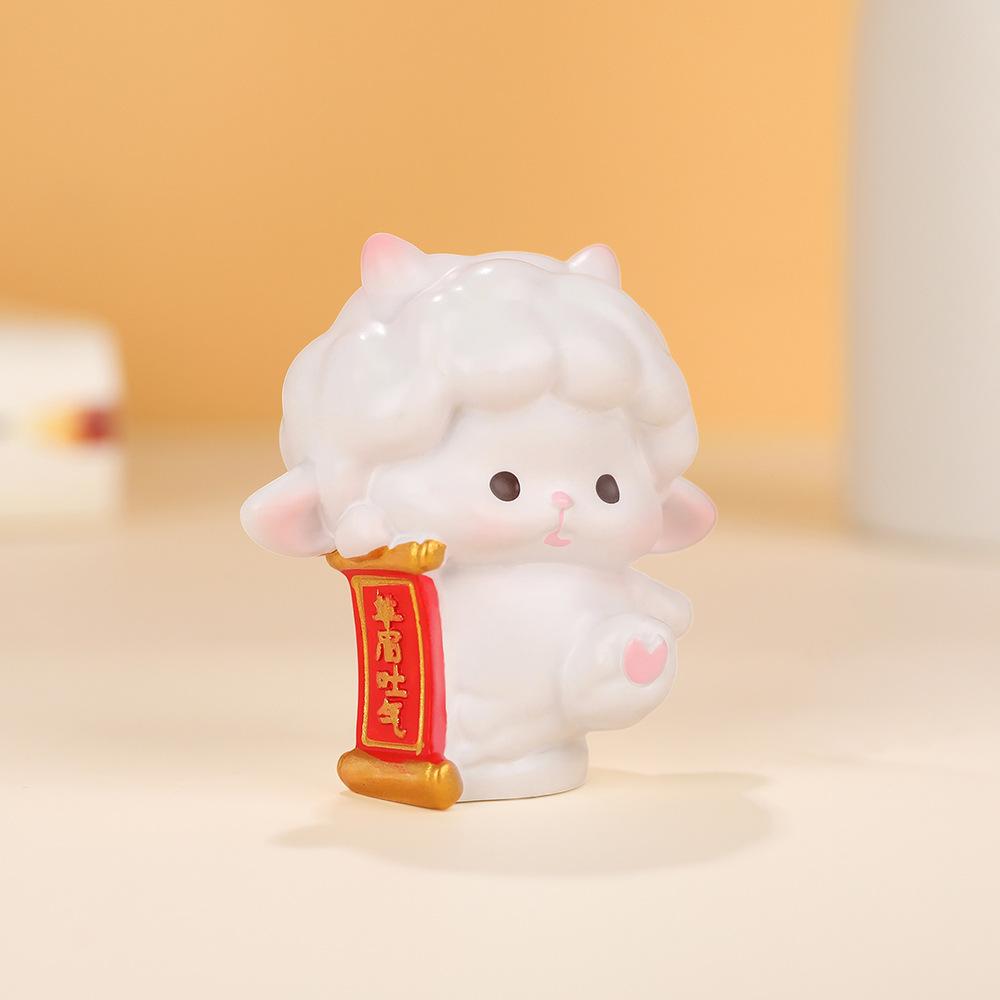 Twelve Zodiac Figurines, Cartoonish and Cute Cake Decorations, Resin Handicrafts, Office Desk Decorations, Small Ornaments