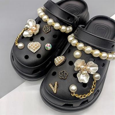 Dijes para zapatos DIY 3D estereoscópico hebilla de zapato decoración flor accesorios para dijes de zapatos regalo de fiesta para niña
