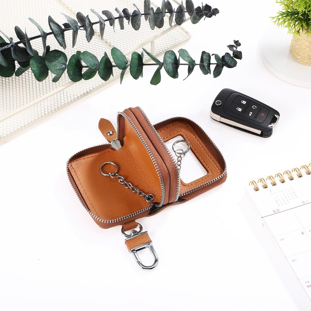 POPETPOP Key Case, Smart Key Compatible, Coin Case, Key Holder, Smart Key Case, Car,