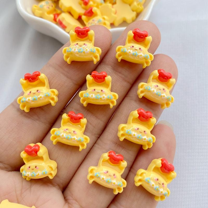 30Pcs Cartoon Ocean Series Little Stars Crabs Whales Shells Art Nail Plaksteen Strass Beeldjes Diy Wedding Plakboek Decor Craft
