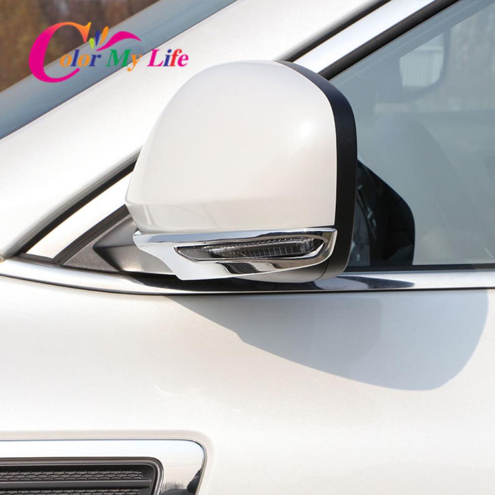 Car Side Door Rearview Mirror Frame Cover Trim ABS Chrome Decoration for Renault Kadjar 2015 2016 2017 2018
