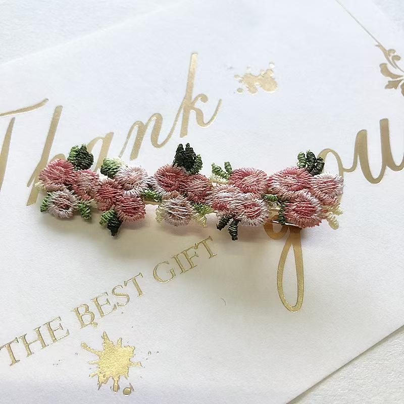 Multicolor Cherry Flower Hair Clip for Women and Children