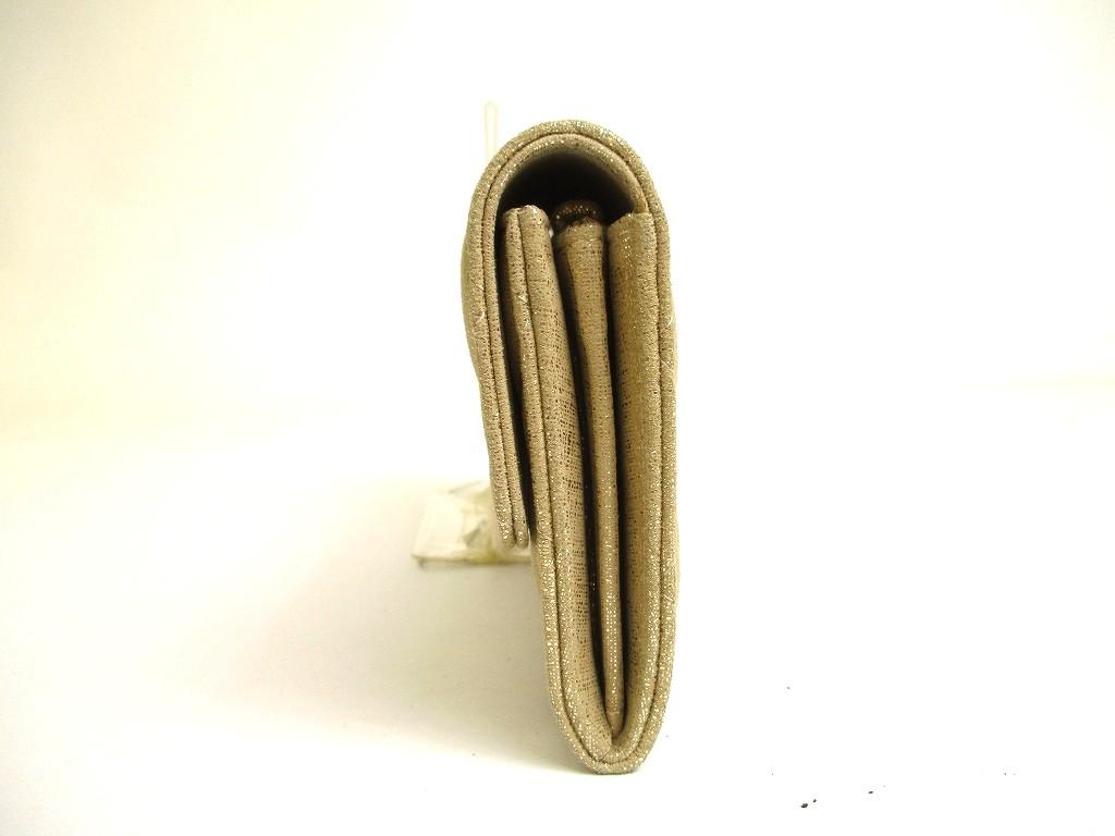 Authentic GUCCI GG Marmont Gold Leather Bifold Wallet Compact Wallet #a729  Refurbished