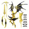 3D Printed Robot Action Figure with Accessories Movable Joints Demon
