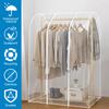 Kleding Stofhoes Kledingrek met Rits Herbruikbaar Transparant Waterdicht Stofdicht PEVA Grote Kledingrekhoes Organizer