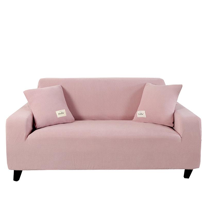 

Плотный Эластичный Чехол на Диван Слипковер Для Гостиной Дешевый Стрейч Полар Флис Чехол на Кресло Чехол на Сиденье Угловые Чехлы для Дивана 1 Seat Sofa розовый