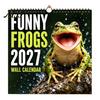 Planner for Students 2027 Funny Frog Wall Calendar, Cute Animal Illustration Monthly Birthday Reminder Tracker Home Office, Mark Important Dates,