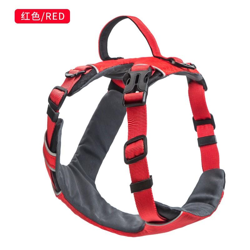 Lightweight Waterproof Dog Harness With Dual-Strap Design Reflective Safety Strip Adjustable Fit Medium To Large Breeds