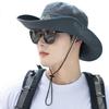 CARTELO Sun Hat for Men, Wide Brim UV Protection Hat, Breathable Foldable Outdoor Sun Hat for Summer Fishing Hiking Fisherman Hat