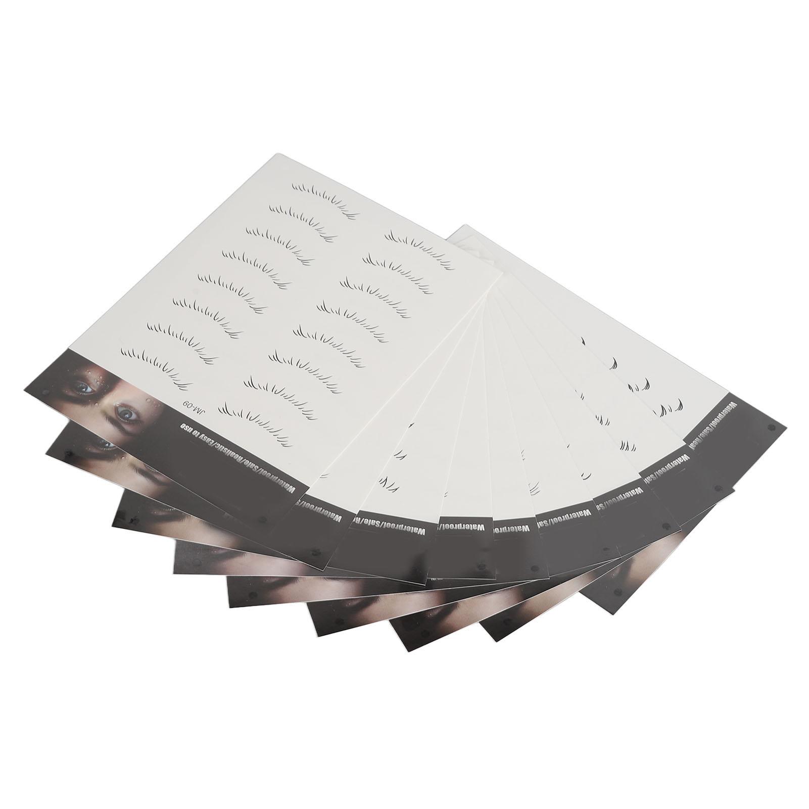 

Наклейки для татуировок нижних ресниц 9 типов 6D накладные ресницы для нижних ресниц водонепроницаемые имитация нижних ресниц