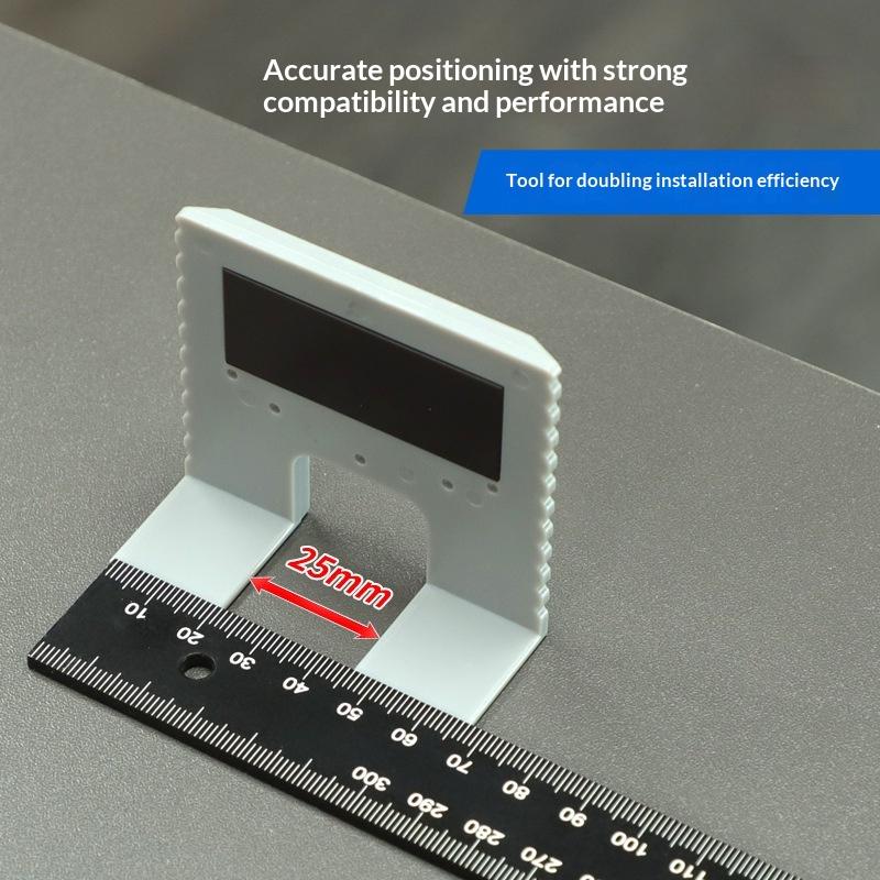Magnetic Hinge Quick Installation Positioning Piece Cabinet Door Installation Point Fixed Plate Woodworking Panel Hinge Tool