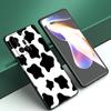 Black And White Dalmatian Cow Zebra Texture Case For Xiaomi Mi 10T 11i 11T Note 10 11 Lite NE POCO F3 M3 X3 GT NFC M4 X4 Pro 5G