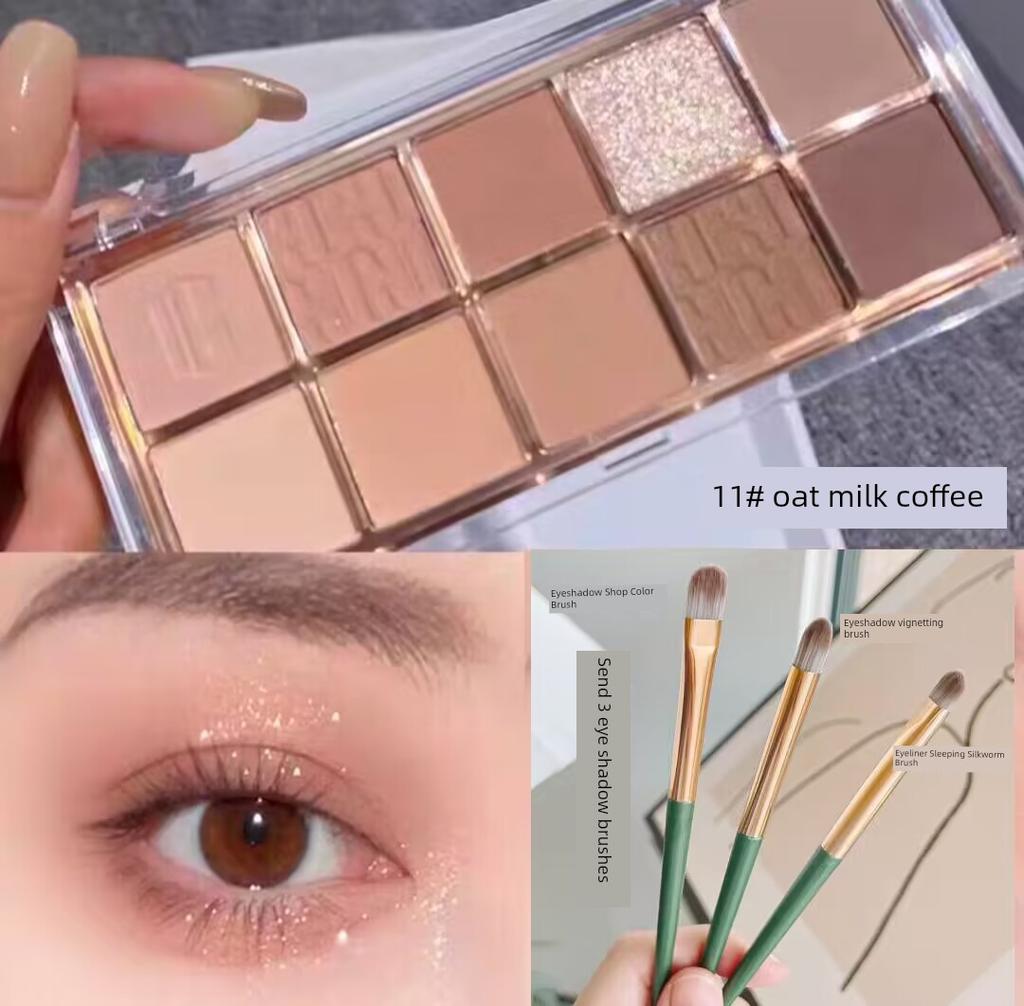 Matte Long-Lasting Repair Three-in-One Eye Shadow Plate