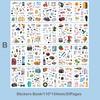 20 Pages Stickers Book DIY Scrapbooking Supplies Collage Junk Journal Cute Materials Decor Sticker Stationery