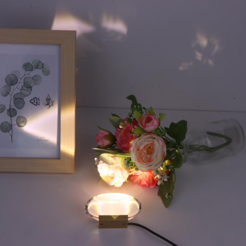 Table Lamp Led Egg-Shaped Lamps Living Bedroom Decor Light Night Projector Bedside Lamp