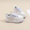 Women's Sneakers  Spring Autumn Lace Up Anti Slip Comfortable Height Increasing Casual Shoes Students Korean White Shoes