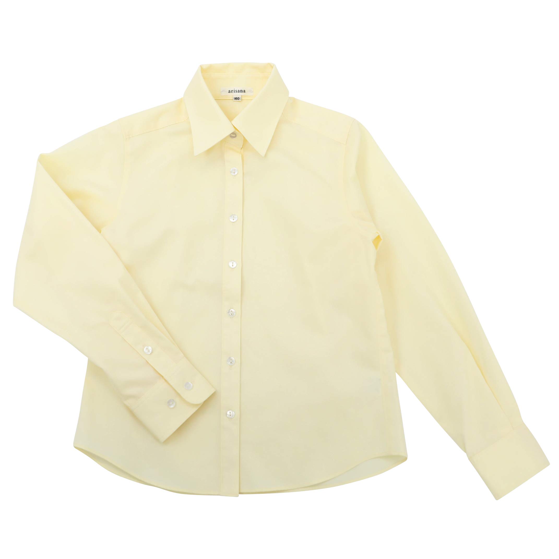 

Blouse for Long Sleeve Dress For School Entrance Graduation 150cm [Arisana] Children, Girls, White, Shirt, Children s Clothing, Shirt, Shirt, Formal,