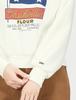Lee Official Colorful Sweatshirt Size S Women's LT7130-218 White,