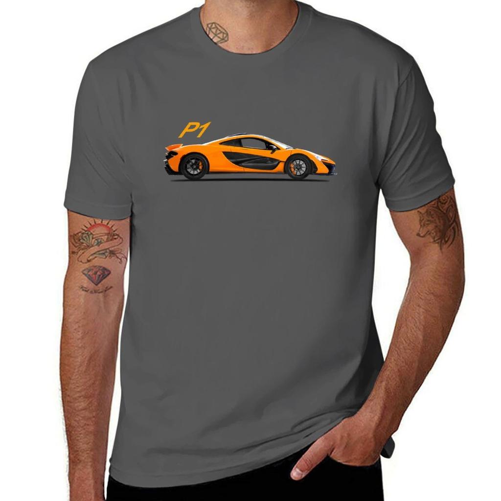 The P1 Supercar Tshirt Minimalist Graphic Tee Shirt