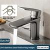 Stainless steel faucet, washbasin, sink, hot and cold water, household bathroom sink, washbasin, bathroom counter, basin faucet